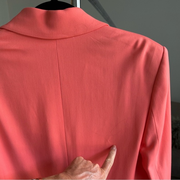 $695 New A.L.C. Dakota Pink Coral Peach Oversized Blazer Jacket Size 4 NWT - Picture 8 of 15